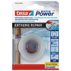 tesa 56064-2.5mx19mm Extra Power Extreme Repair-auto-adezivă Transparent tesa 56064-2.5mx19mm Extra Power Extreme Repair-auto-adezivă Transparent